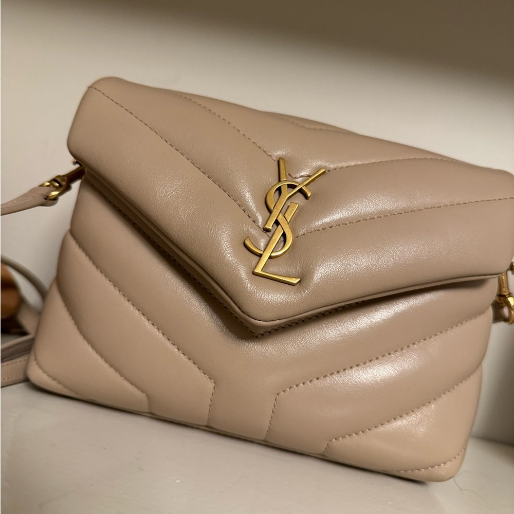 saint Laurent Lou lou bag in beige - Picture 3 of 12